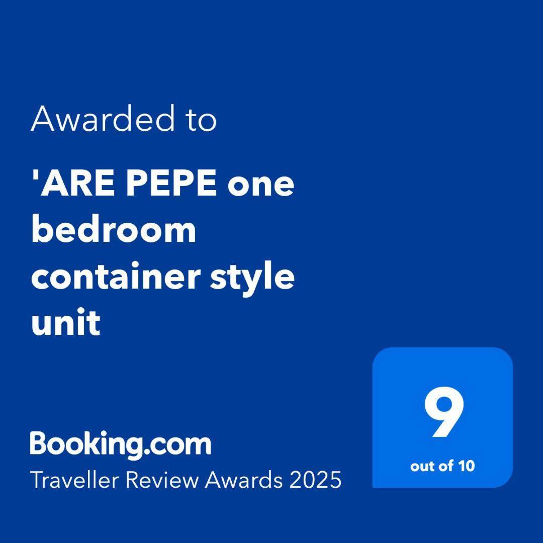 'Are Pepe One Bedroom Container Style Unit 拉罗汤加 外观 照片
